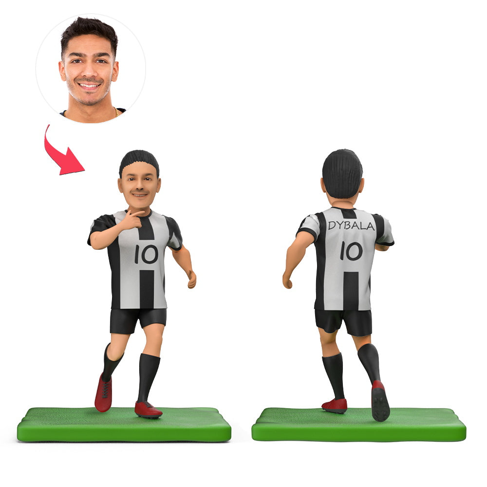 Das Dybala-trikot Der Fußballstars Argentinien Feiert Den Punktestand Mit Individuellem Wackelkopf Und Eingraviertem Text - MeineFotoTassen