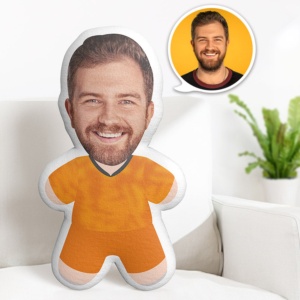 Teddykissen Der Niederländischen Fußballmannschaft Mit Individuellem Gesicht, Personalisiertes Foto, Minime-puppe - MeineFotoTassen