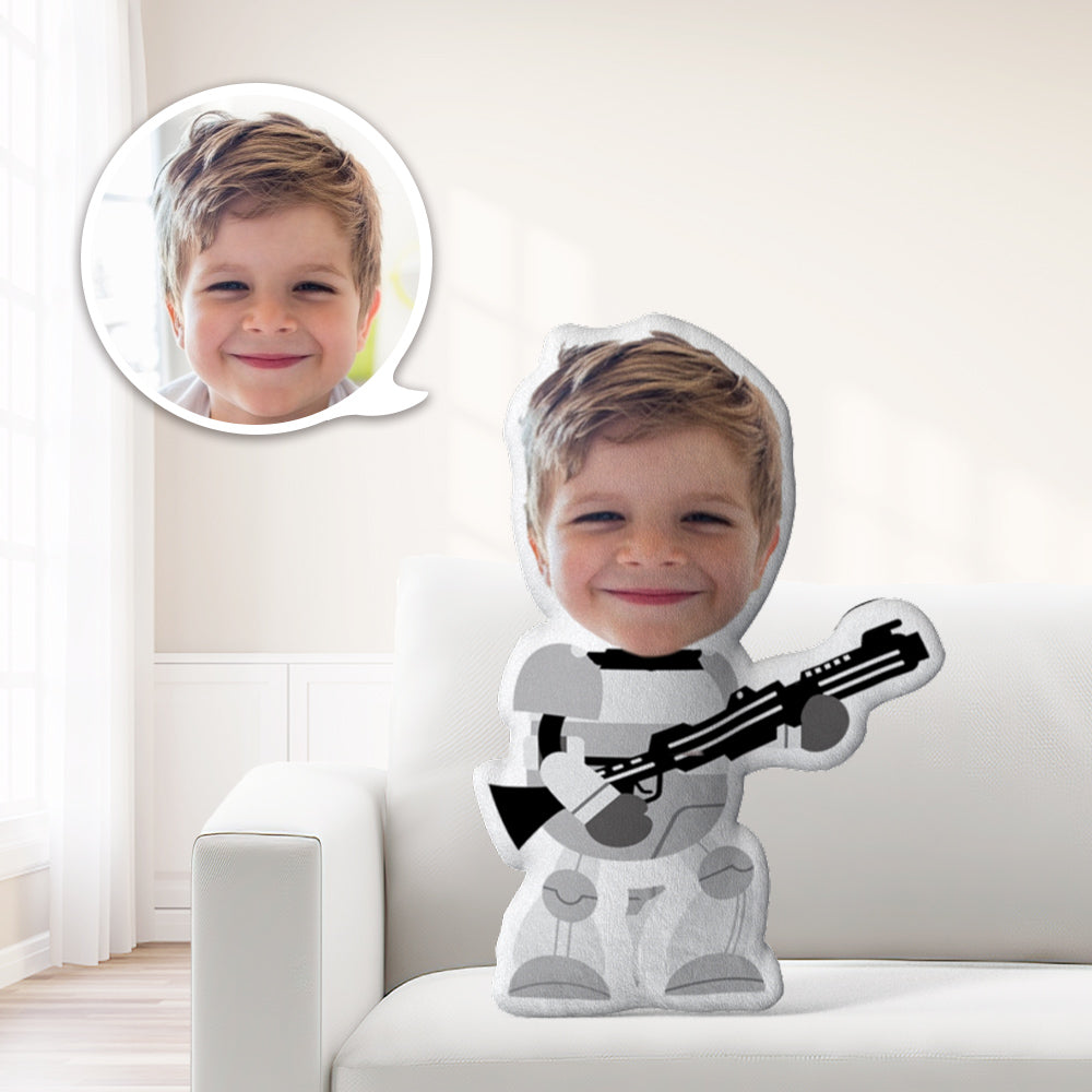 Star Wars Minime Kissen Geschenke Custom Face Kissen Personalisierte Imperial Stormtrooper Kissen Geschenke - MeineFotoTassen